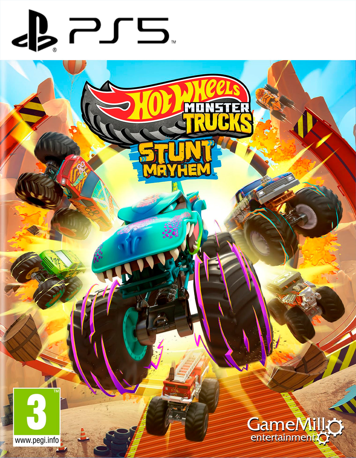 Hot Wheels Monster Trucks: Stunt Mayhem - PS5 Mídia Digital
