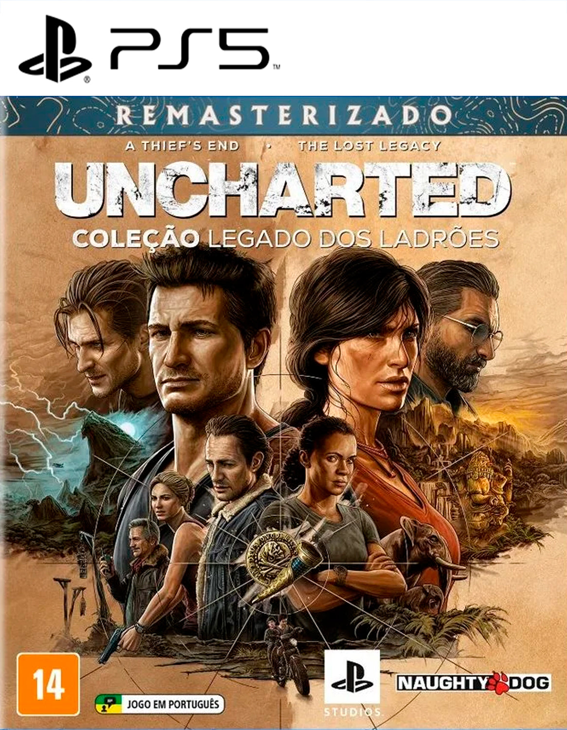 Uncharted: Coleção Legado dos Ladrões - PS5 Mídia Digital