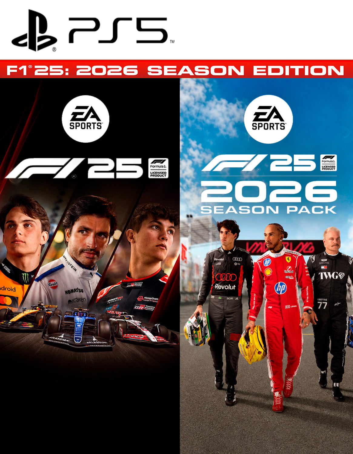 F1 25: Edição da Temporada 2026 - PS5 Mídia Digital