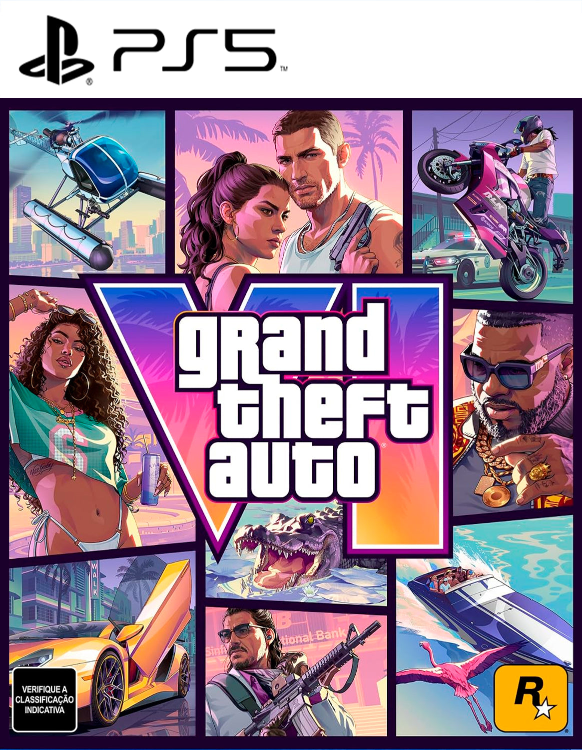 Grand Theft Auto VI – GTA 6 – PS5 Mídia Digital