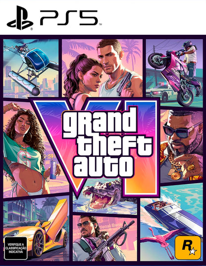 Grand Theft Auto VI – GTA 6 – PS5 Mídia Digital