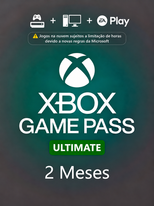Game Pass Ultimate 2 Meses - Xbox, Pc e Tv Mídia Digital