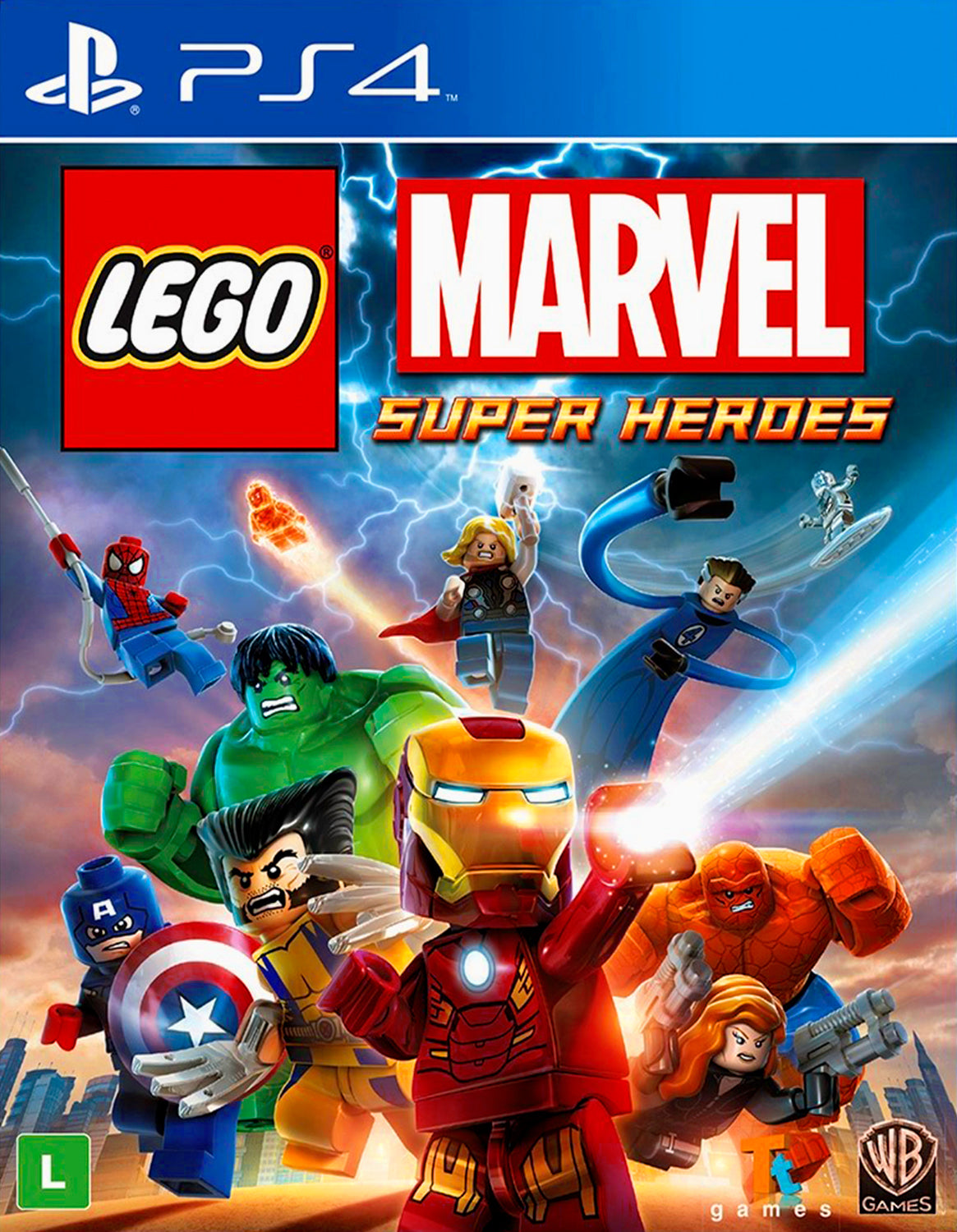 Lego Super Heroes  - PS4 Mídia Digital