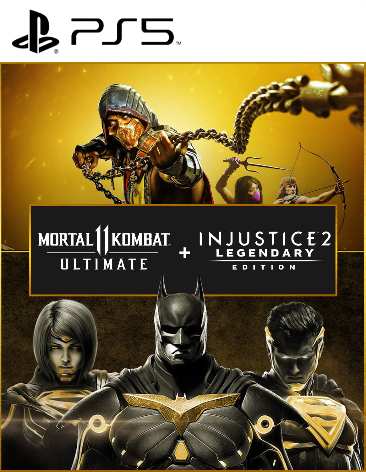 Mortal Kombat 11 Ultimate + Injustice 2 Legendary Edition - PS5 Mídia Digital