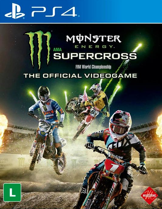 Monster Energy Supercross — The Official Videogame - PS4 - Mídia Digital