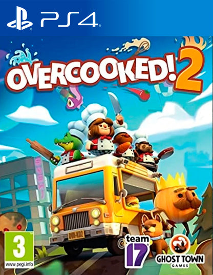 Overcooked! 2- PS4 - Mídia Digital