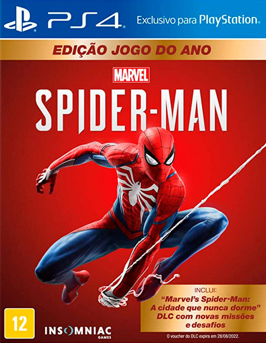 Spider Man: Game Of The Year Edition - PS4 Mídia Digital