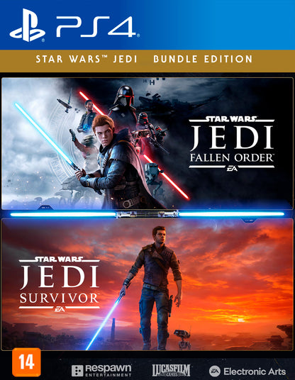 Star Wars Jedi Bundle - Fallen Order e Survivor - PS4 - Mídia Digital