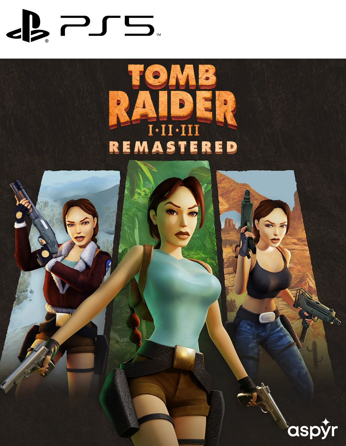 Tomb Raider I-II-III Remastered Starring Lara Croft - PS5 Mídia Digital