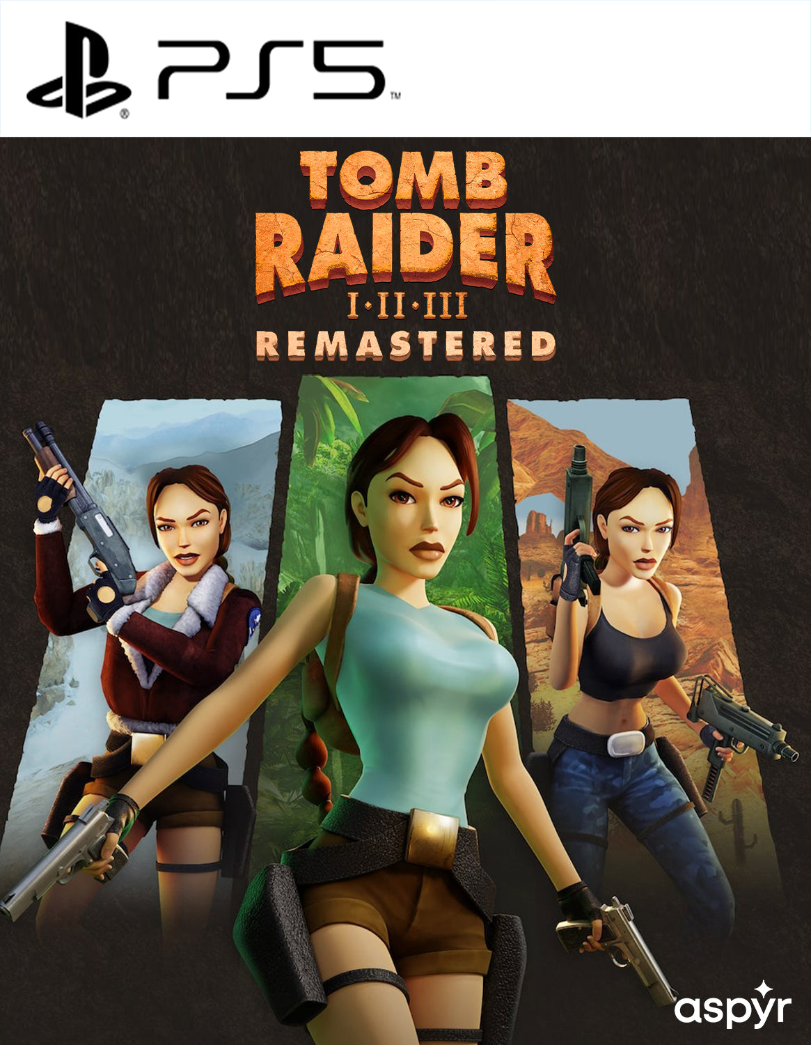 Tomb Raider I-II-III Remastered Starring Lara Croft – PS5 Mídia Digital