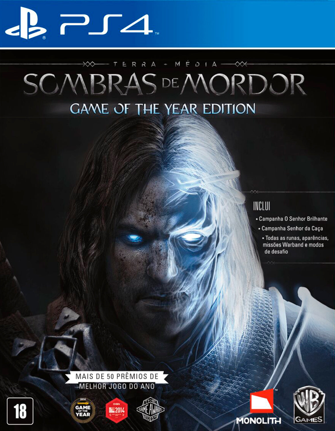 Terra-media Sombras de Mordor PS4